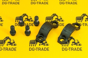 Комплект крепления крестовины (2 скобы + 4 болта) JCB (Original) 116/00525A