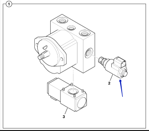 Соленоид пропорционального (предохранительного) клапана JCB (Original) 332/C6480