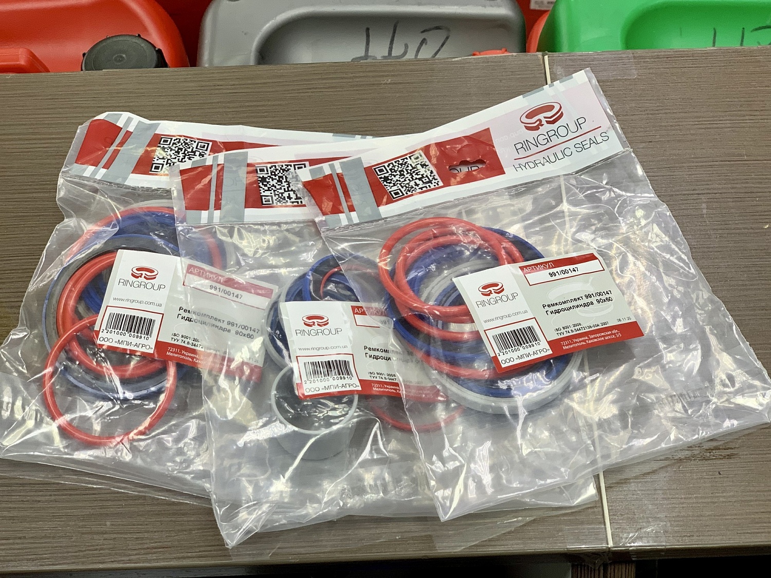 Ремкомплекты для гидроцилиндров JCB от RINGROUP