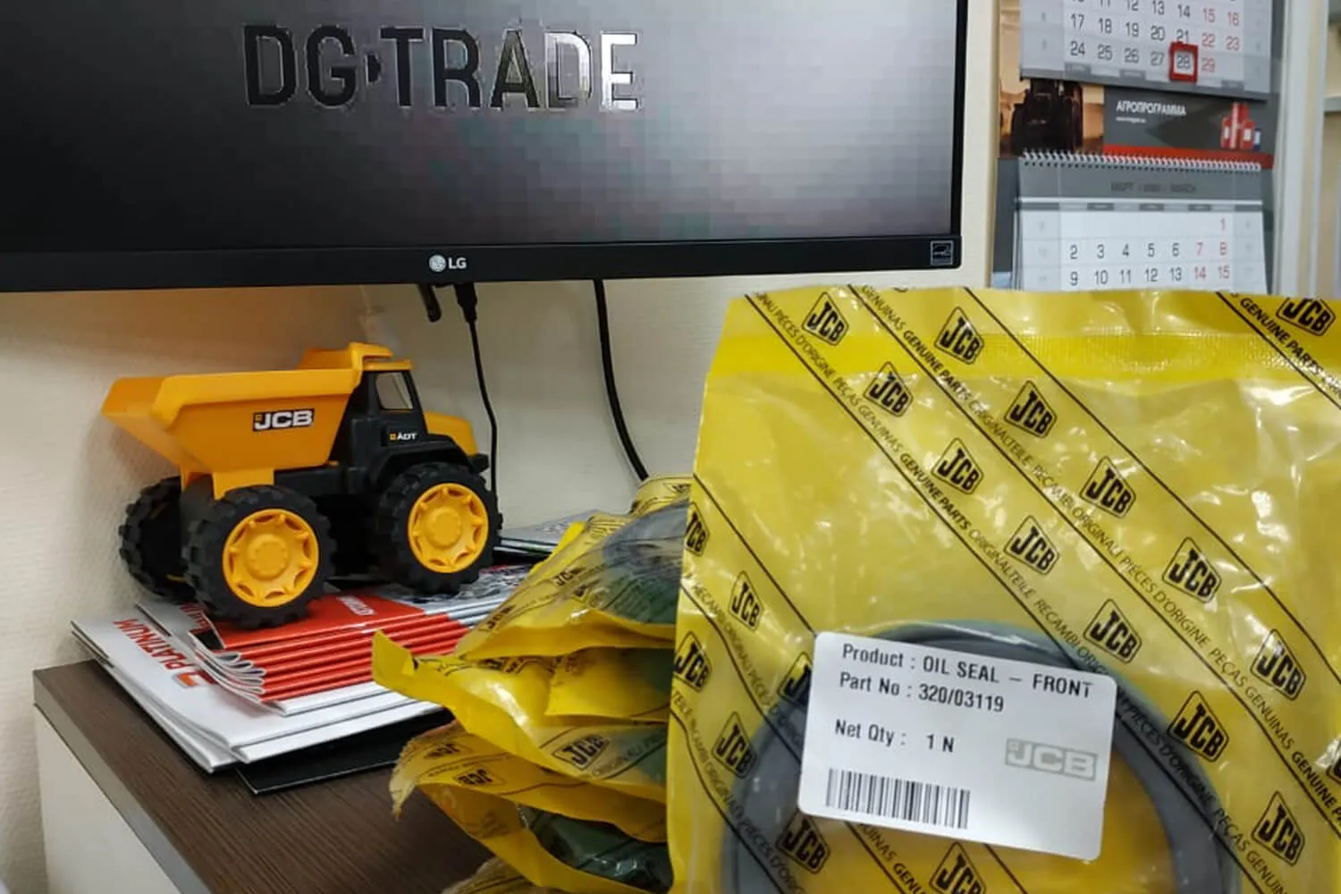 Новое поступление оригинальных запчастей JCB